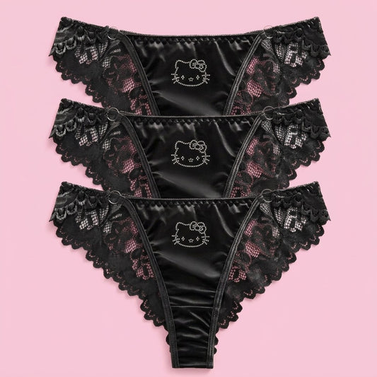 LoveKitty™ Black Slippers