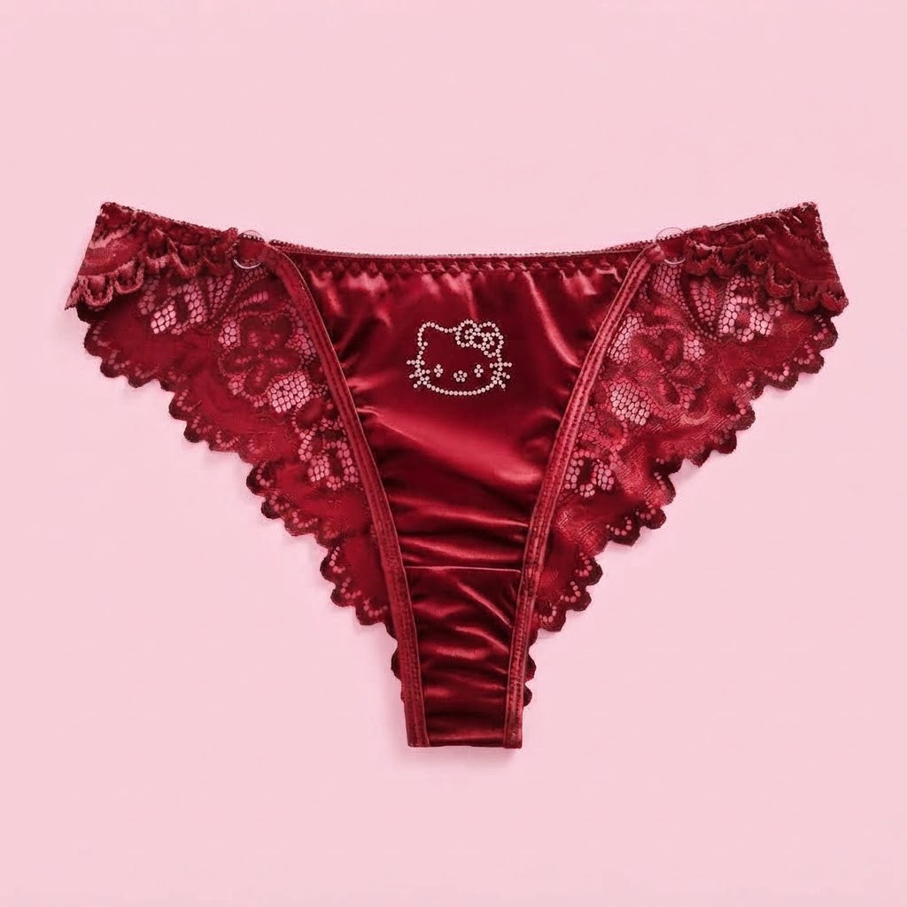 LoveKitty™ Rote Hausschuhe